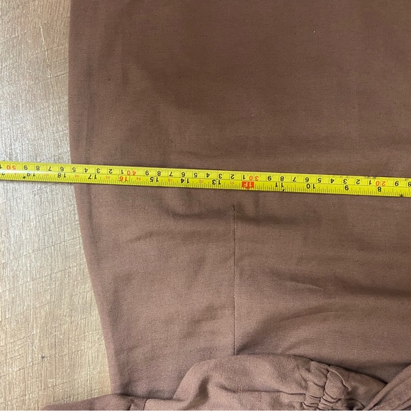 ASOS Brown Ruched Mini Dress - Picture 8 of 8